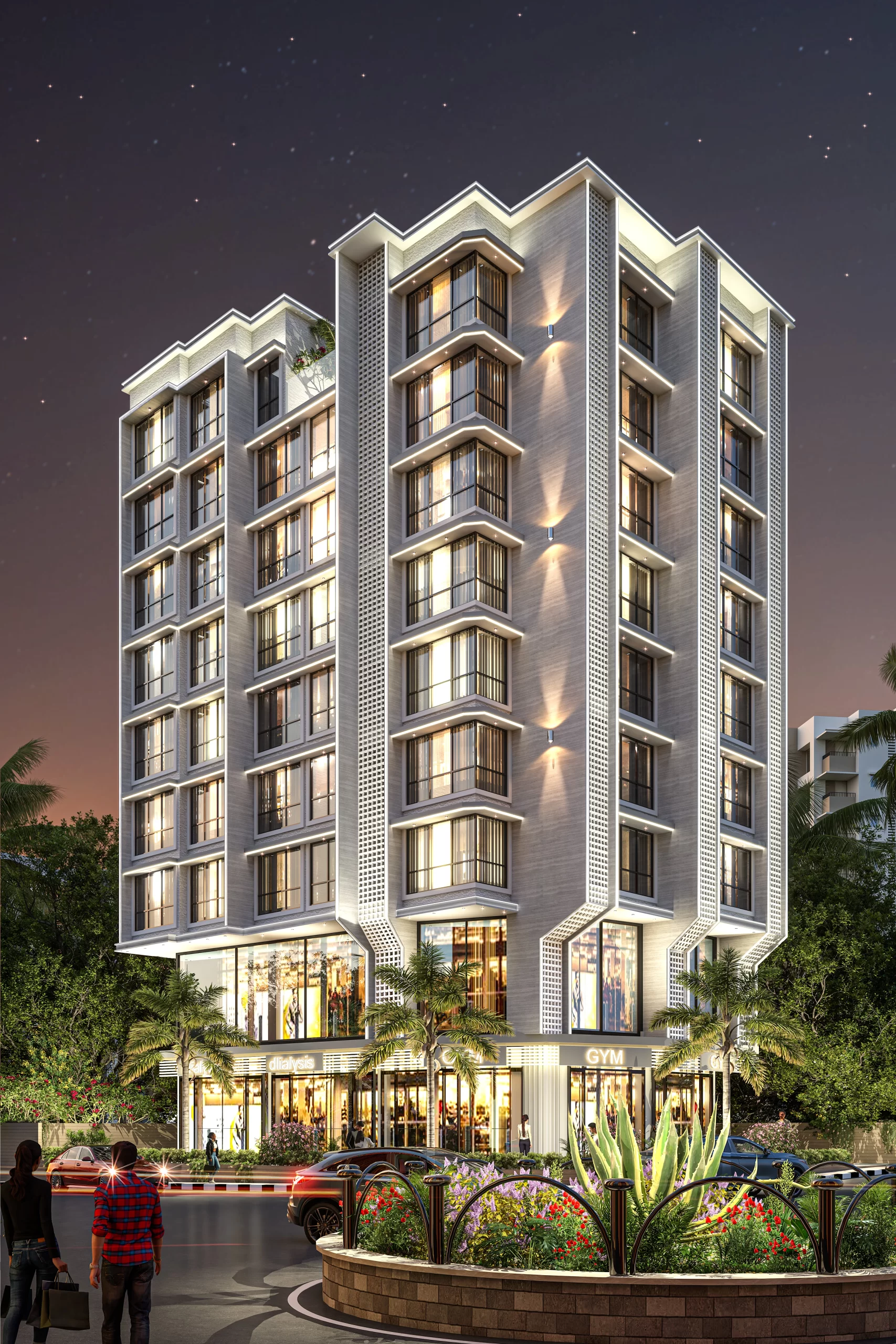 Varni Santacruz Night view.jpg (1)